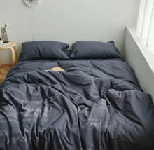 画像をギャラリービューアに読み込む, ordinary color bed cover set .