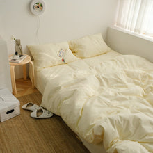 画像をギャラリービューアに読み込む, ordinary color bed cover set .