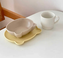 画像をギャラリービューアに読み込む, Bear's cafe set 食器3点セット