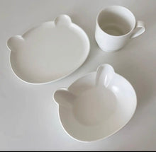 画像をギャラリービューアに読み込む, Bear's cafe set 食器3点セット