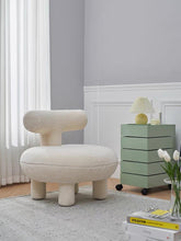 画像をギャラリービューアに読み込む, 【Furniture market】ぽってりホワイトチェア