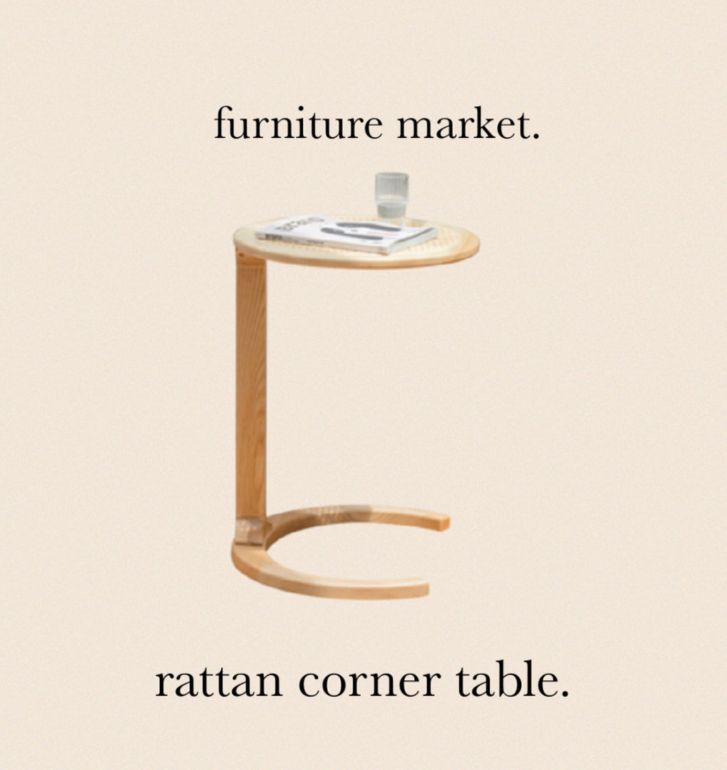 【Furniture Market】ラタンコーナーテーブル