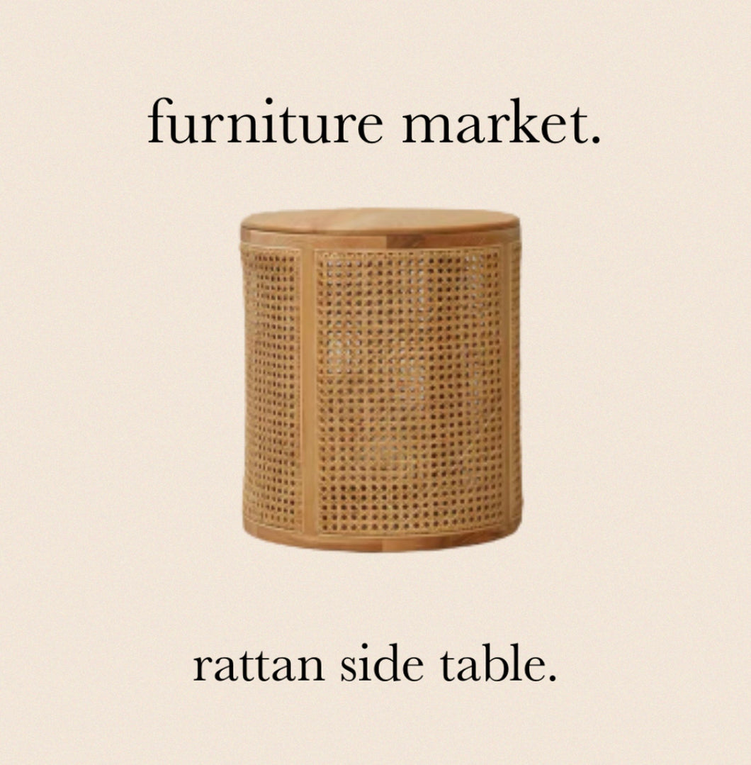 【Furniture Market】ラタンサイドテーブル