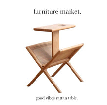 画像をギャラリービューアに読み込む, 【Furniture Market】good vibes rattan table.
