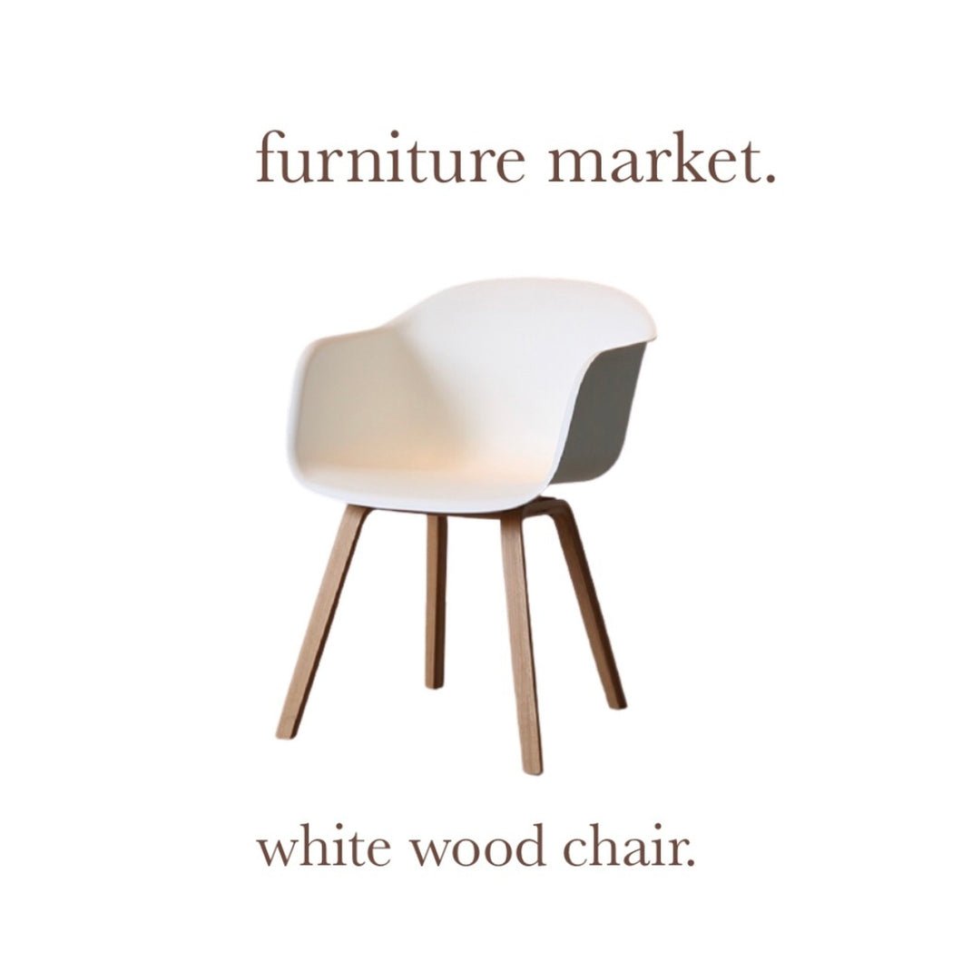 【Furniture Market】ホワイトウッドチェア