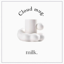 画像をギャラリービューアに読み込む, cloud mug &amp; saucer set.
