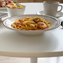 画像をギャラリービューアに読み込む, pasta lunch plate.
